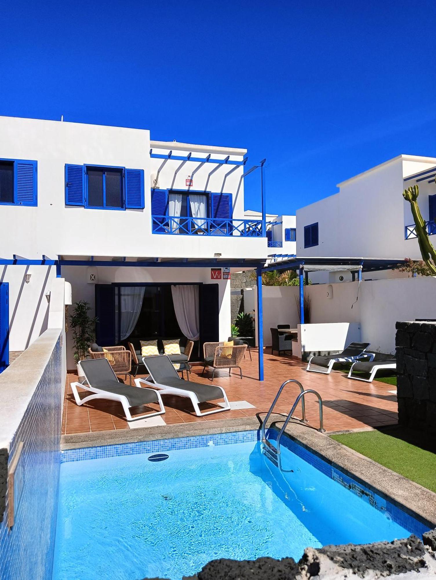 Villa Optimist Rubicon Piscina Climatizable, Frente Al Mar プラヤ・ブランカ エクステリア 写真