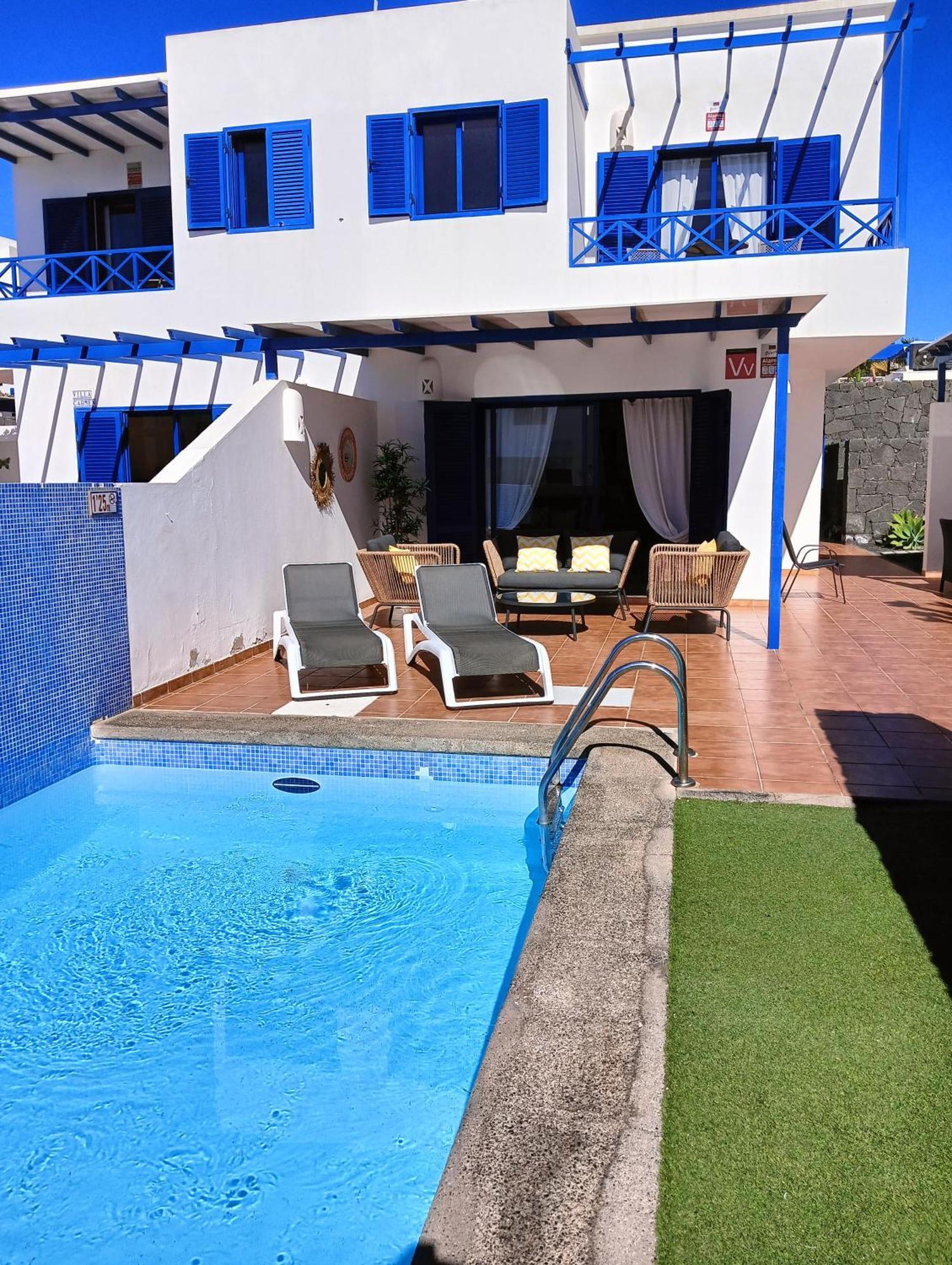 Villa Optimist Rubicon Piscina Climatizable, Frente Al Mar プラヤ・ブランカ エクステリア 写真