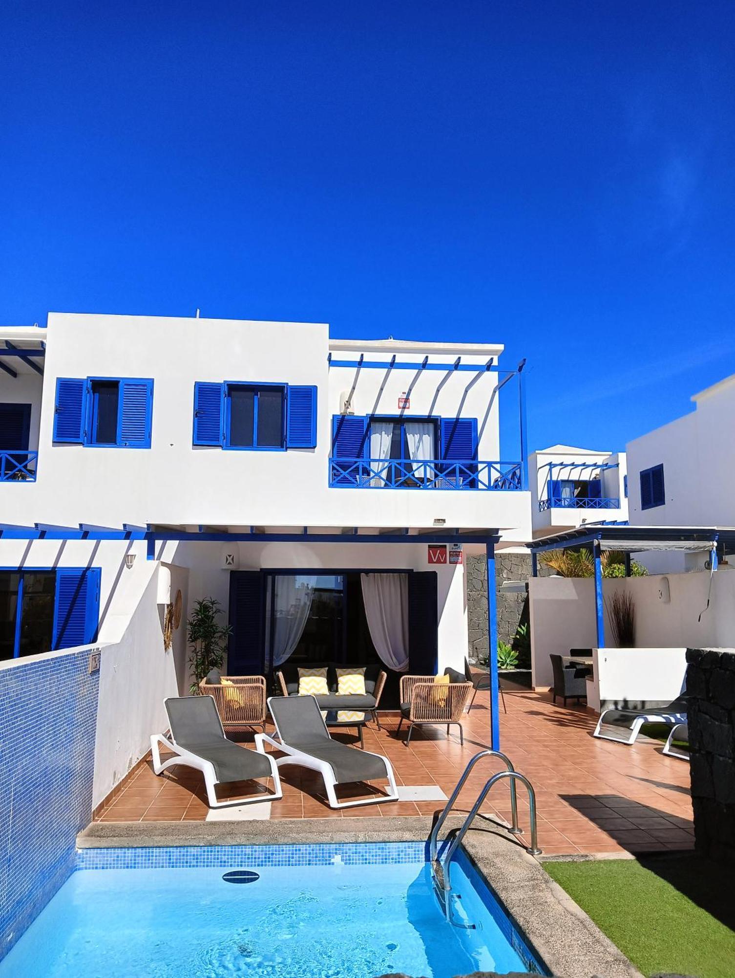 Villa Optimist Rubicon Piscina Climatizable, Frente Al Mar プラヤ・ブランカ エクステリア 写真