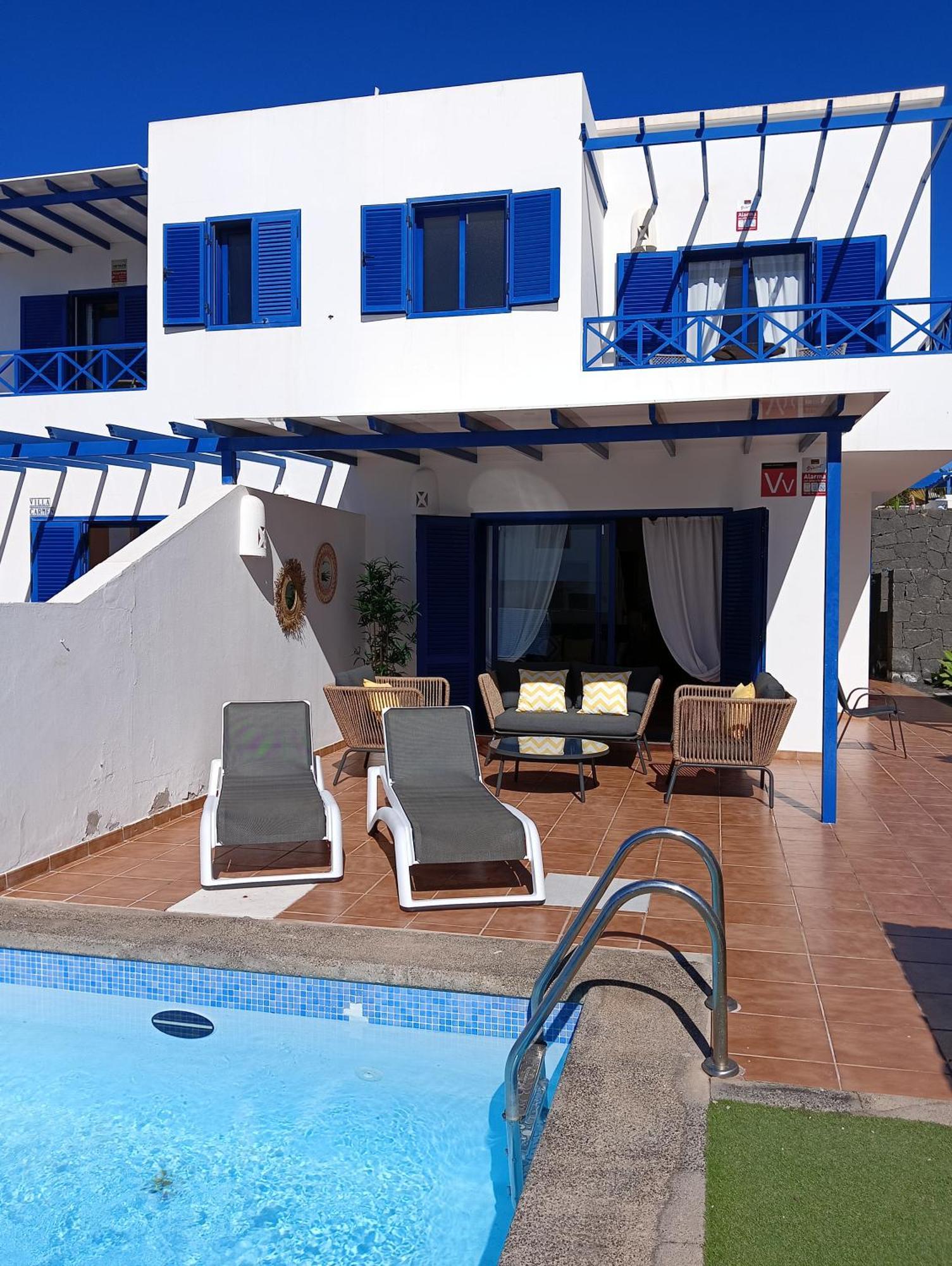 Villa Optimist Rubicon Piscina Climatizable, Frente Al Mar プラヤ・ブランカ エクステリア 写真