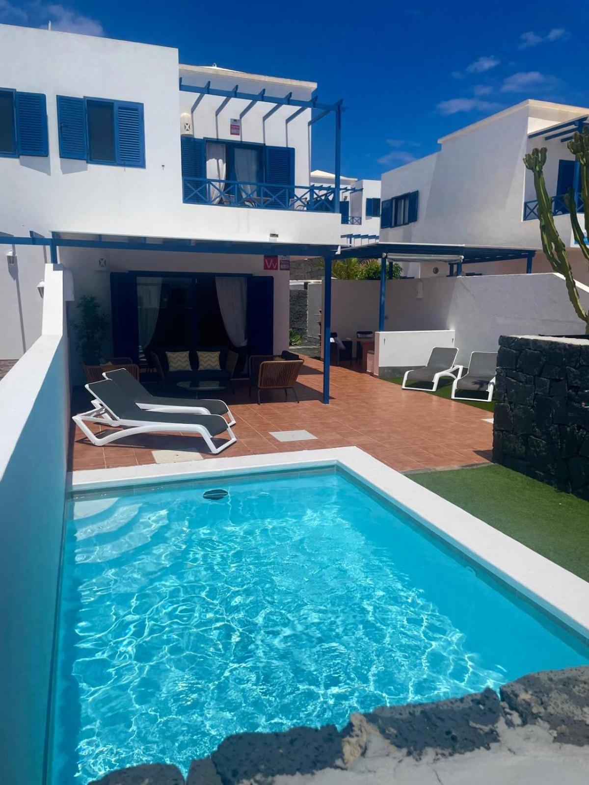 Villa Optimist Rubicon Piscina Climatizable, Frente Al Mar プラヤ・ブランカ エクステリア 写真