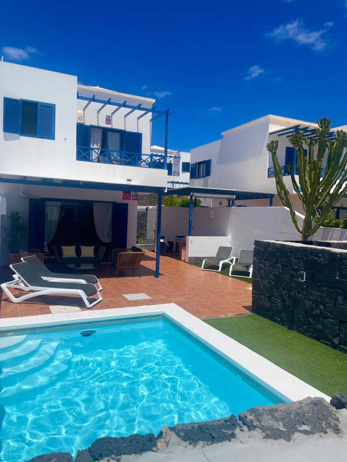 Villa Optimist Rubicon Piscina Climatizable, Frente Al Mar プラヤ・ブランカ エクステリア 写真